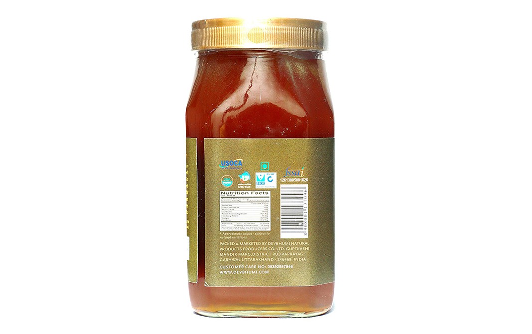 Devbhumi Certified Organic Honey    Glass Jar  1000 grams